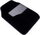 Universal Rubber Floor Mats For Sedans 4-pack  Black  25 X 17 5  w  13 X 17 5
