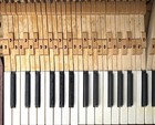 Full Set Of 88 Piano Keys replacement Keys From Console Piano