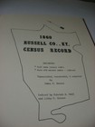 1860 Russell County Kentucky Ky Census Occupations Index Slaveholders List 