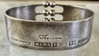 Vintage Theresia Hvorslev  Sterling Modernist Napkin Ring Swedish Mcm