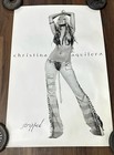 Christina Aguilera Rare Stripped Tour Poster 2003 Brand New