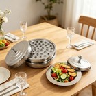 100 Cup Church Communion Tray Set With Lid Stainless Steel Holy Wine Serving
