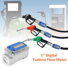 Turbine Digital Diesel Fuel Flow Meter Oval Gear Flow Gauge Bspt npt 1  200l min