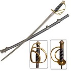 Model 1860 Light Cavalry Saber Replica  dragoons  Mounted Riflemen Sword Prop