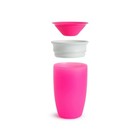 Munchkin   Miracle   360 Toddler Sippy Cup  Spill Proof  14oz  18 M   Pink 