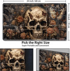 For Mtg Card Playmat With Zone game Play Mat For Mtg Tcg 24 X 14 Inches non-slip