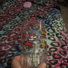 Vintage 1989 Nintendo Super Mario Bros 2 Glass Mug Stein Collectible Retro Rare