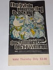 The Byrds  bb King Original__1960 s_concert Ticket_fillmore West_san Francisco