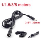 Dc Power Supply Extension Cable Wire Lead 5v Cctv Security Camera dvr 3 5x1 35mm
