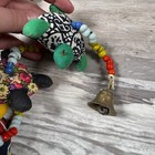 Handmade Turtle Beaded Garland Wall Hanging Colorful Boho Decor