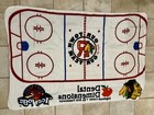 Ahl Rockford Icehogs Chicago Blackhawks Hockey Rink White Fleece Blanket