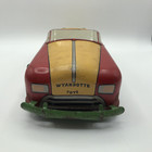 Vtg Wyandotte Wy-651 Pressed Metal Wind Up Sportsman Convertible Car 12  Long