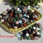 Wholesale Natural Mixed Crystal Sphere Quartz Crystal Ball 15mm  Healing   Box