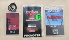 Lot Of 37 Boxing Fight Credentials      Worn owned By Cutman Miguel Diaz Top Rank