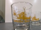 Rare Vintage Panama Red s Glasses - Champaign Music Scene Memorabilia  x4 
