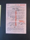 Rw16 - 1949 Federal Duck Stamp On Colorado Hunting License