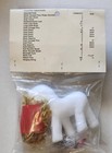 Leewards Christmas Unicorn Flocked Vtg Sequin Bead Pinning Ornament Kit Rare 