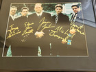 Framed Signed Hbo Sopranos Main Cast Tony Soprano W coa