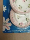 Vintage Betty Lou Powder Puffs Pack Of 3 Floral 