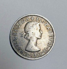 1957 Great Britain Two Shilling Elizabeth Ii Uk Florin Coin Km  906