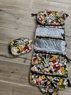 Vera Bradley Multicolor Floral Fabric Hanging Makeup Organizer
