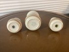 Hearthside Water Colors Salt Pepper Shakers Japan Stoneware W  Plugs  Brown