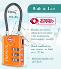 Tsa Approved Luggage Locks  Travel Locks Which Also Work Great As Gym Locks     