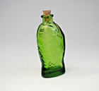 3x Small Vintage Bitters Green Fish Wheaton Doctor Fisch s Horshoe Glass Bottle