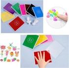 Ibequem 4pcs Large Ink Pad For Rubber Stamps 5x4 Inch Craft Ink Pads Stamp
