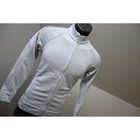 Adidas Golf Climalite Track Jacket Womens Small Gray Full Zip Mock Neck Euc