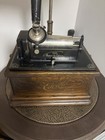 Edison Fireside Phonograph W  Cygnet Horn  Wood Carrying Case   60 Cylinders