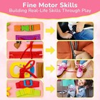 Toddler Busy Board Montessori Toys  Sensory Board Busy Book  Toys For Toddlers