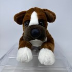 Animal Alley Boxer Dog Puppy Plush Stuffed Animal Brown White Cuddle Pet Toy 15 