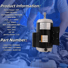 5hp 3450 Rpm Air Compressor Motor 56283138 Fits Ingersoll Rand 230v 7 8   Shaft