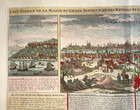 Constantinople Turkey  1719 Henri Chatelain Large Antique View 18th Century