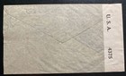 1942 Buenos Aires Argentina French Bank  Censored Cover To New York Usa