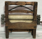 29   x15   x7    Vtg Antique Wooden Hand Crank Horse Shoe Brand Clothes Wringer  63