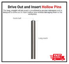 Tekton 66061 1 16-inch Roll Pin Punch Usa Made Free Shipping