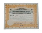 1930 Stock Certificate The Texorado Oil   Gas Co  1309 Issued To T  O leary