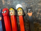 Lot Of 7 Super Hero Pez Dispensers-batman Wonder Women  Spiderman