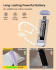 Clip-on Led Reading Light Usb Rechargeable 3 Color 5 Brightness Book Lamp 41g