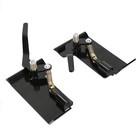 2x Weld On Skid Steer Quick Attach Conversion Adapter Quick Tach Latch Box