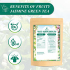 Wt Weetee Fruity Jasmine Green Tea Bags 100 Counts  Flavored Green Tea With Jasm