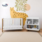 Modern Pacific 4-in-1 Convertible Crib  white With Vintage Driftwood      Greengua