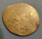 Two Cent Pressed   Elongated Coin - Counterstamped    mc    Initials