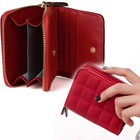 Women Pu Leather Wallet Small Change Purse Bifold Card Holder Zip Coin Pocket Us