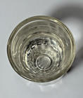 Vintage Clear Shot Glass Heavy Bottom Unknown Mark