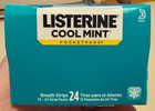 Listerine Pocketpaks Breath Strips Cool Mint - 12 - 24 Strip Packs Display Box