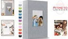 Photo Album Linen Cover 300 Pockets Vertical Memory Book For Weddings