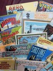 Vintage Souvenir Picture Folders From Across The Us 1930   40   s  Colorized  41pc